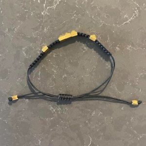 Valentino Black & Gold Rockstud Bracelet